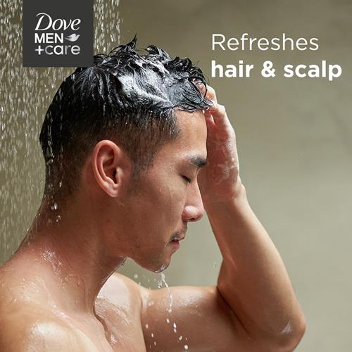 Dove Men + Care Fortifying 2-In-1 Shampoo And Conditioner Fresh And Clean With Caffeine For Everyday Care Helps Strengthen And Nourish Hair 20.4 Oz