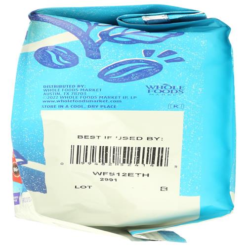 Whole Foods Market, Ethiopia Coffee, Light Roast, Whole Bean, 12 Ounce