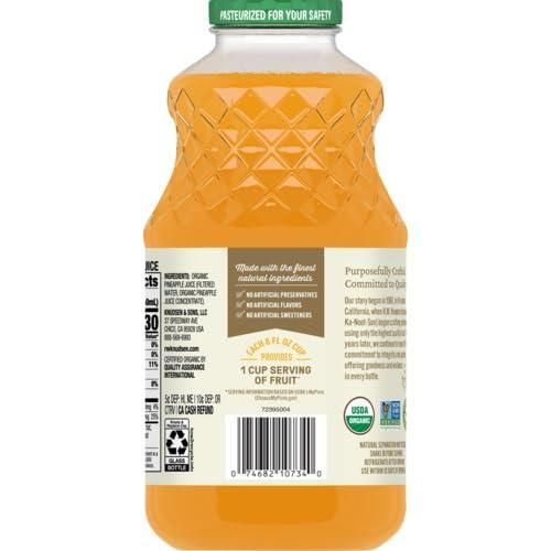 R.W. Knudsen Organic Pineapple Juice, 32 Ounces (Pacakging May Vary)