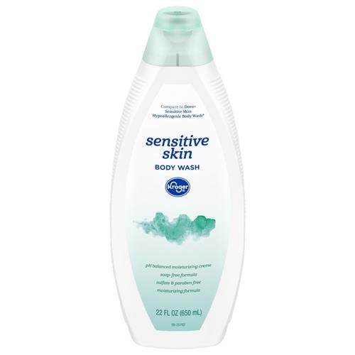 Kroger Body Wash For Sensitive Skin PH Balanced with Moisturizing Creme Formula 22 fl oz
