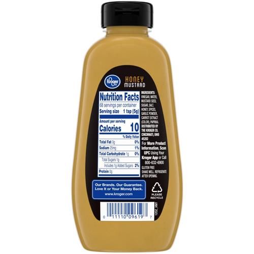 Kroger Honey Mustard 12 oz