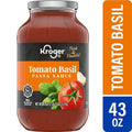 Kroger Tomato Basil Pasta Sauce 43 oz