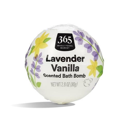 Whole Foods Market, Fizzing Bath Bomb, Lavender Vanilla, 2.8 Oz