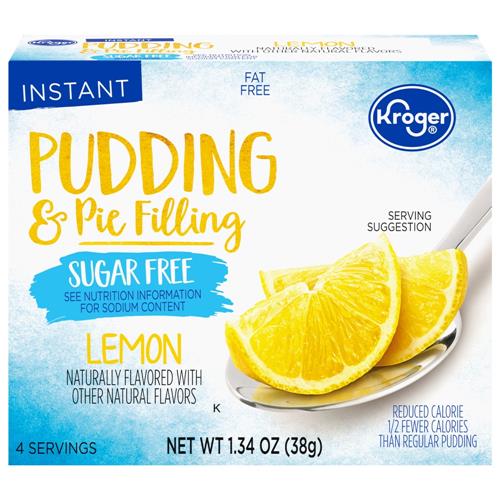 Kroger Sugar Free Lemon Pudding & Pie Filling 1.34 oz