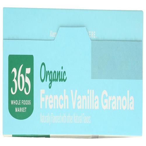Whole Foods Market Organic French Vanilla Almond Granola, 17 Ounce