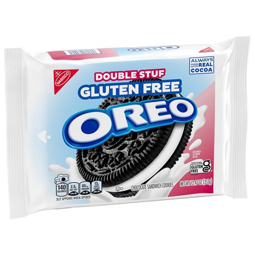Oreo Double Stuf Gluten Free Chocolate Sandwich Cookies, Gluten Free Cookies, 12.47 Oz Packs