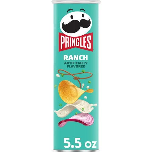 Pringles, Potato Crisps, Ranch, 5.5 Ounce