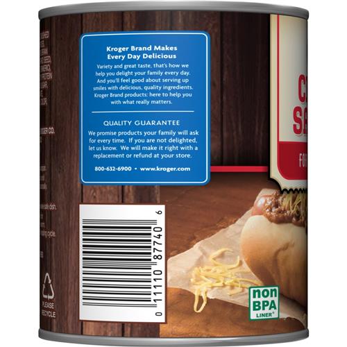 Kroger Hot Dog Chili Sauce 10 oz