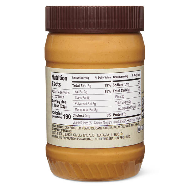 Peanut Delight Natural Creamy Peanut Butter, 16 oz