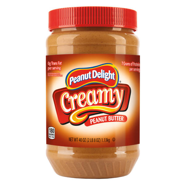 Peanut Delight Creamy  Peanut Butter, 40 oz