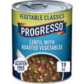 Progresso Vegetable Classics, Lentil With Roasted Vegetables Canned Soup, Gluten Free, 19 Oz.