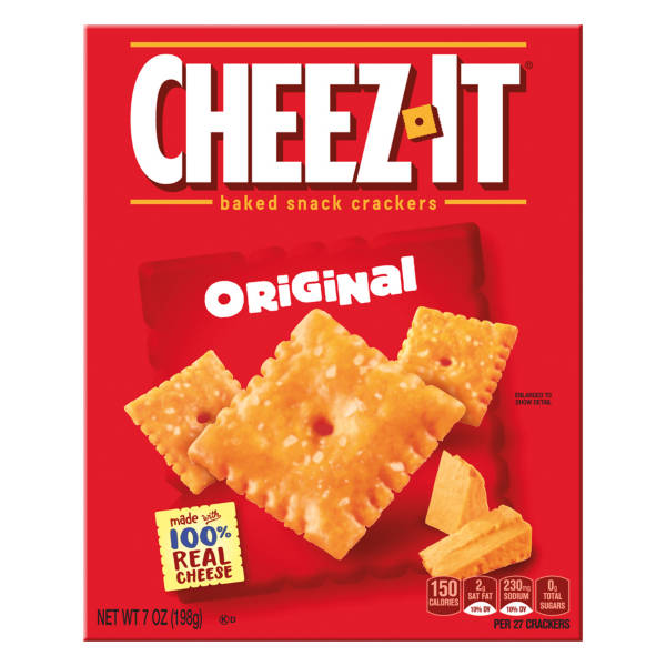 Cheez-It Original Baked  Snack Crackers, 7 oz
