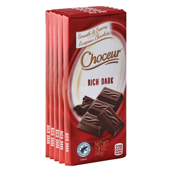 Choceur Dark Mini Chocolate Bars - 5 pack, 1.4 oz