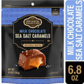 Private Selection Milk Chocolate Sea Salt Caramels Candy Bag 6.8 oz