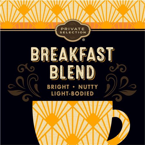 Private Selection Breakfast Blend Light Roast Coffee Pods 48 ct