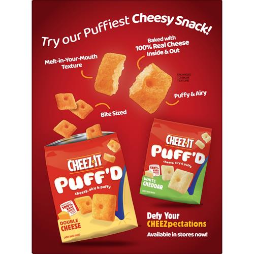 Cheez-It Baked Snack Crackers, Lunch Snacks, Smoked Gouda, 12.4Oz Box (1 Box)