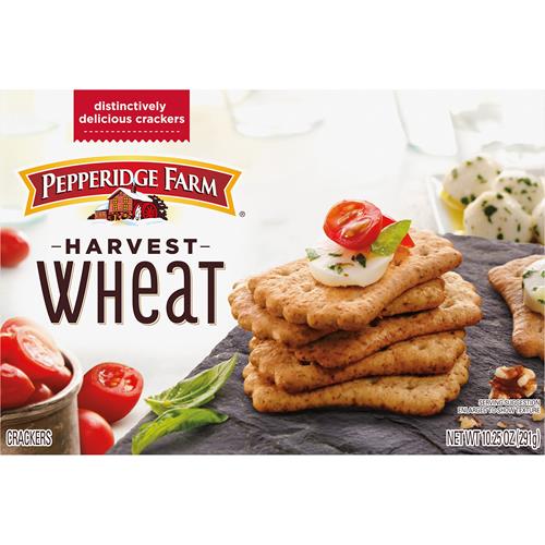 Pepperidge Farm Harvest Wheat Crackers, 10.25 Oz Box