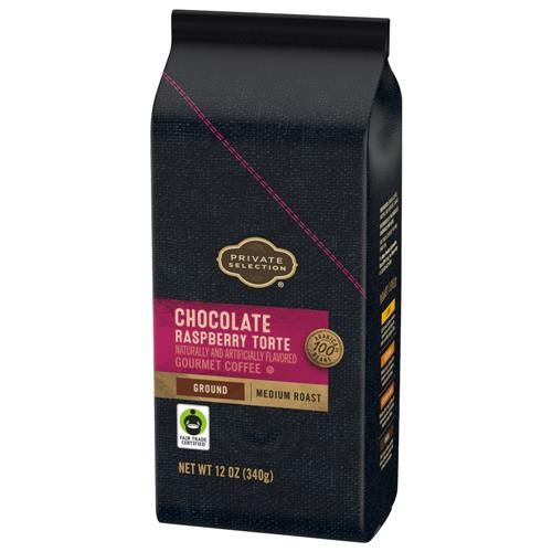 Private Selection Chocolate Raspberry Torte Medium Roast Ground Coffee 12 oz