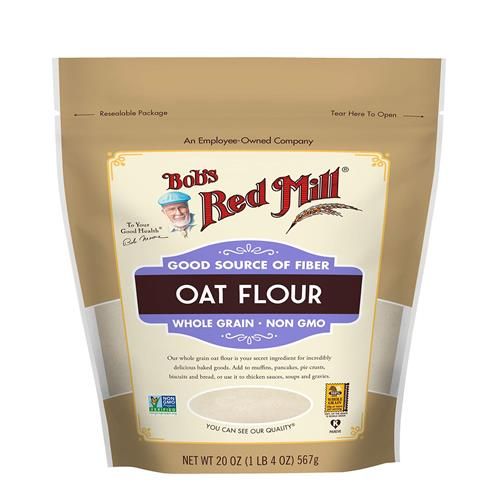 Bobs Red Mill Whole Grain Oat Flour, 20Oz (Pack Of 1) - Whole Grain, Vegan, Kosher