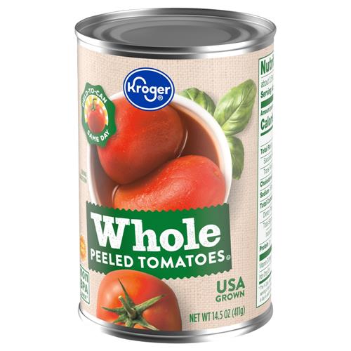 Kroger Whole Peeled Tomatoes 14.5 oz