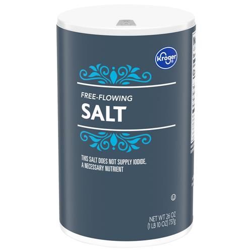 Kroger Free-Flowing Salt 26 oz