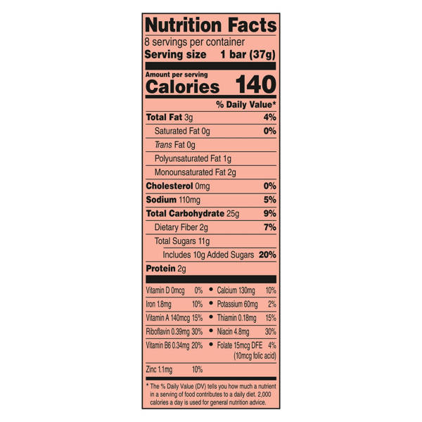 Millville Strawberry Fruit & Grain Cereal Bars, 8 count