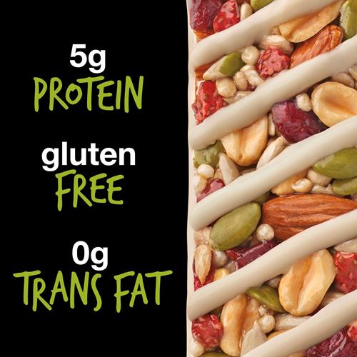 Kind Seeds Fruit & Nuts Snack Bar, Strawberry Sunflower Seed | 5G Protein, High Fiber, Gluten Free Bars, 1.4 Oz, 6 Count