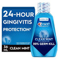 Crest Pro-Health Mouthwash, Alcohol Free, Multi-Protection Clean Mint, 1.2 Fl Oz