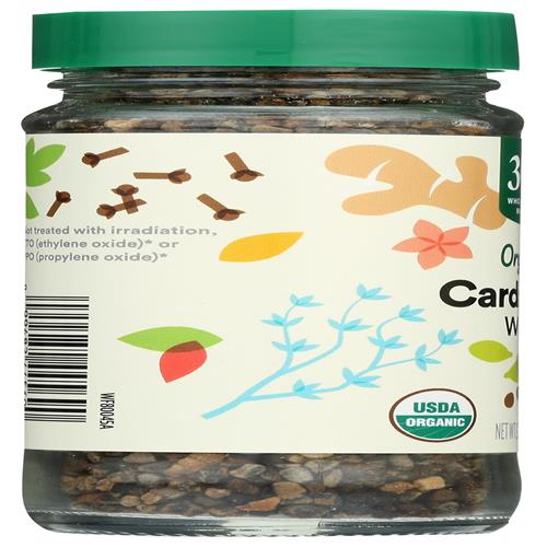 Whole Foods Market, Organic Cardamom Whole, 2.36 Oz