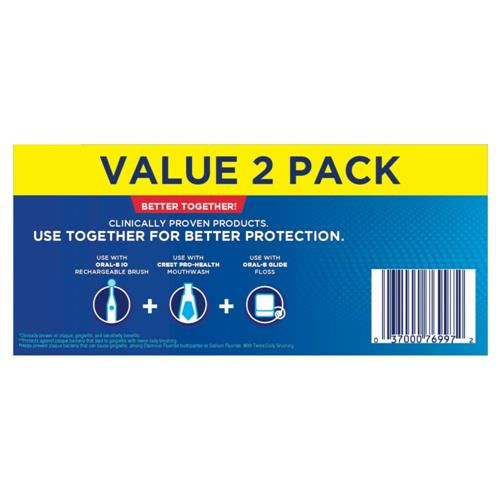 Crest Pro-Health Advanced Deep Clean Mint Toothpaste, 2 Count (Pack Of 1)