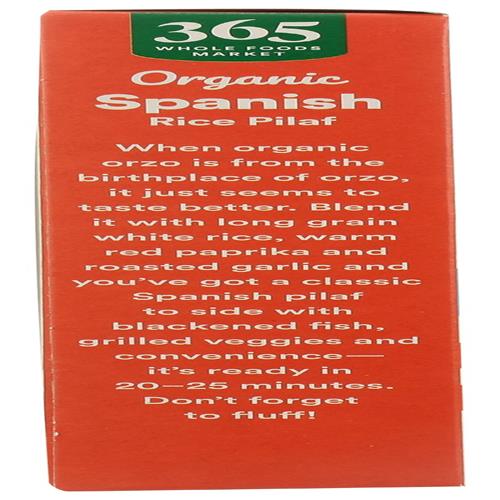 Whole Foods Market, Organic Spanish Rice Pilaf, 6.1 Ounce