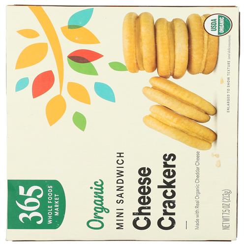 Whole Foods Market Organic Mini Cheese Sandwich Crackers, 7.5 Oz