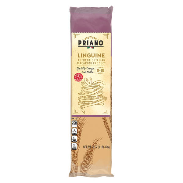 Priano Bronze Cut Linguine, 1 lb