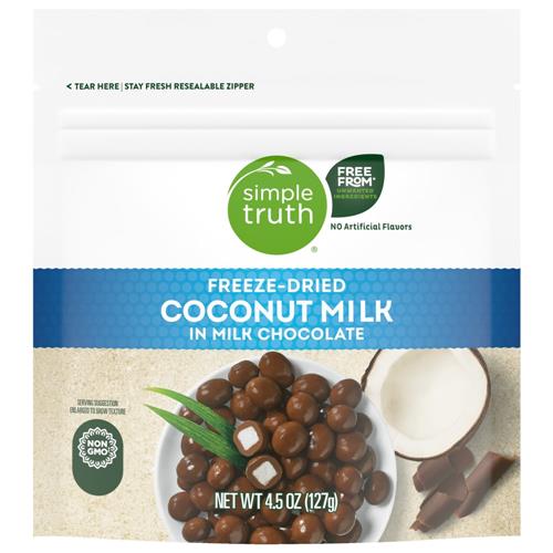 Simple Truth Freeze-Dried Coconut Milk in Milk Chocolate 4.5 oz