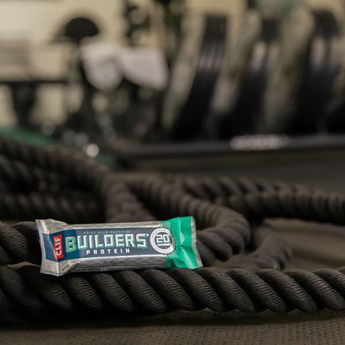 Clif Builders Protein Bar- Chocolate Mint Flavor - 20G Plant Based Protein - Gluten Free - Non-Gmo - Low Glycemic - No Artificial Sweeteners - 2.4 Oz.