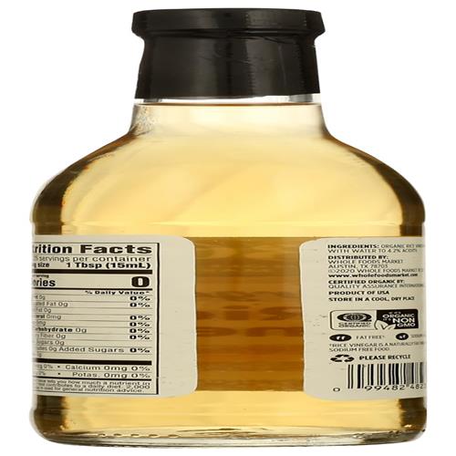 Whole Foods Market Organic Rice Vinegar, 12.7 Fl Oz, 12.7 Fl Oz