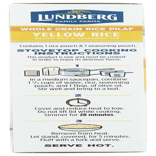 Lundberg Family Farms, Mix Rice Whole Grain Yellow Organic, 6 Ounce