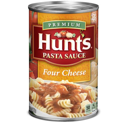 Hunts Four Cheese Pasta Sauce, 24 Oz