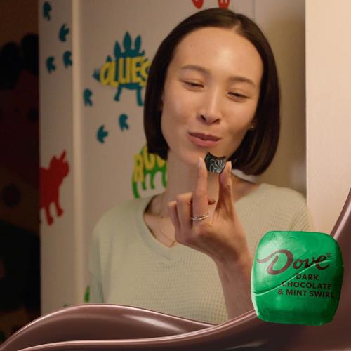 Dove Promises Dark Chocolate & Mint Swirl Candy, 6.74 Oz Bag