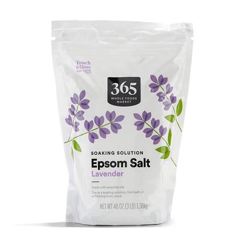 Whole Foods Market Epsom Salt Soaking Solution, Lavender, 48 Ounce