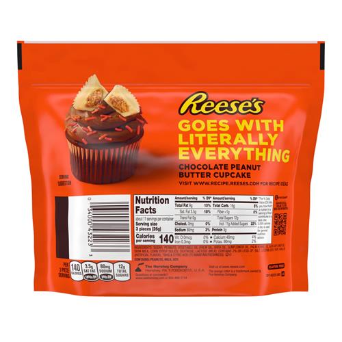 Reeses Miniatures White Creme Peanut Butter Cups, Candy Share Pack, 10.5 Oz