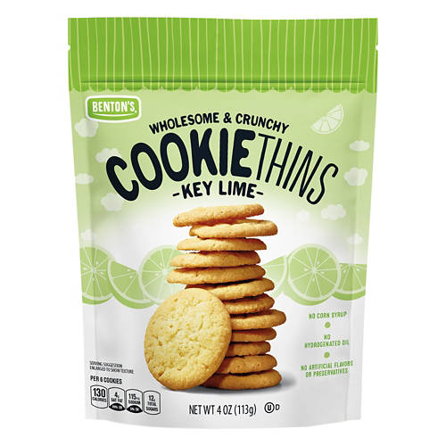 Benton's Key  Lime Cookie Thins, 4 oz