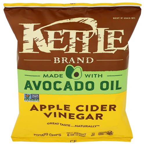 Kettle Foods Apple Cider Vinegar Potato Chips, 6 Oz