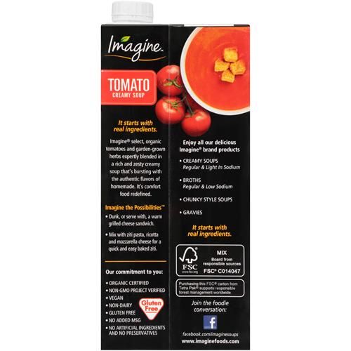 Imagine Creamy Tomato Basil Soup, Organic, 32 Oz