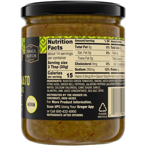 Private Selection Roasted Green Tomato & Hatch Chile Salsa 15 oz