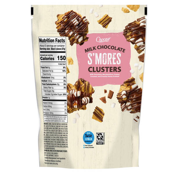 Choceur Milk Chocolate S more Clusters, 6 oz
