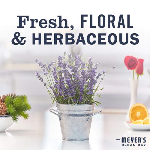 Mrs. Meyers Hand Soap, Made With Essential Oils, Biodegradable Formula, Lavender, 12.5 Fl. Oz