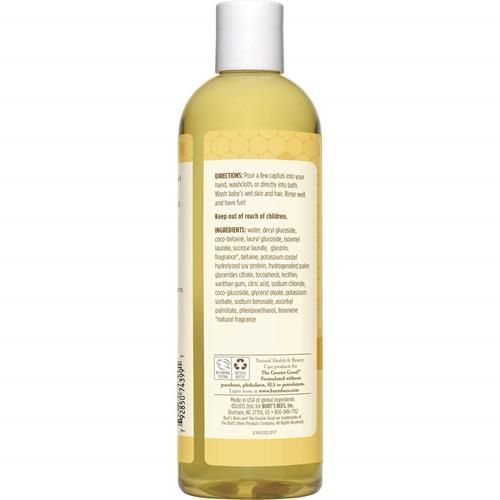 Burts Bees Baby Shampoo & Wash, Original Tear Free Baby Soap - 12 Ounce Bottle