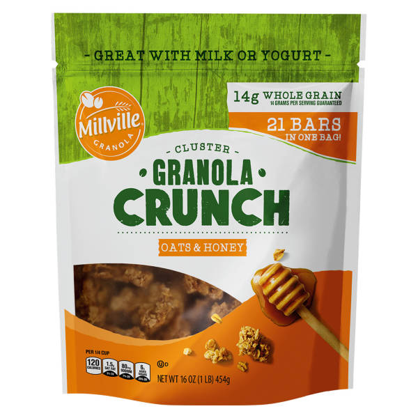 Millville Oats and Honey Granola Crunch, 16 oz