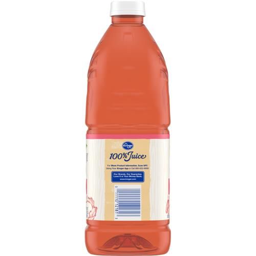 Kroger 100% Ruby Red Grapefruit Juice Bottle 64 fl oz